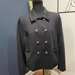 Lands End Structured Pea Coat